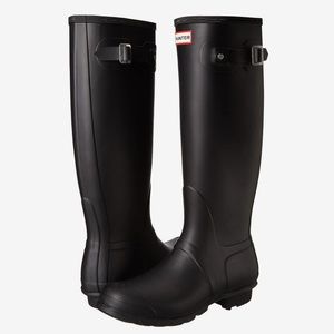 HUNTER BOOTS Original Tall Black Rain Boots